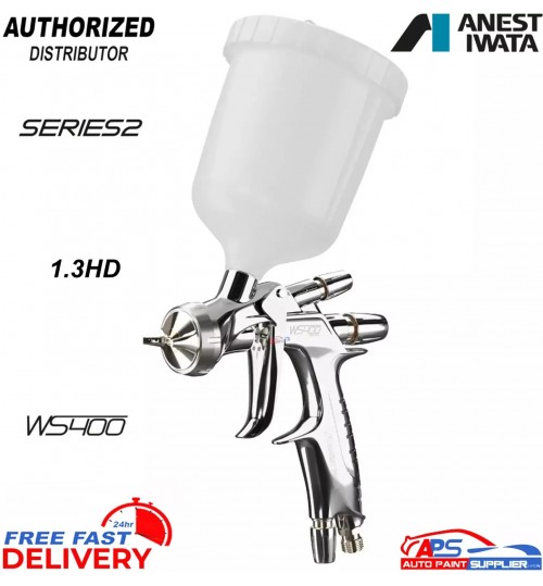 Anest Iwata WS400 Series 2.0 Spray Gun 1.3HD Non Digital Clearcoat Pro